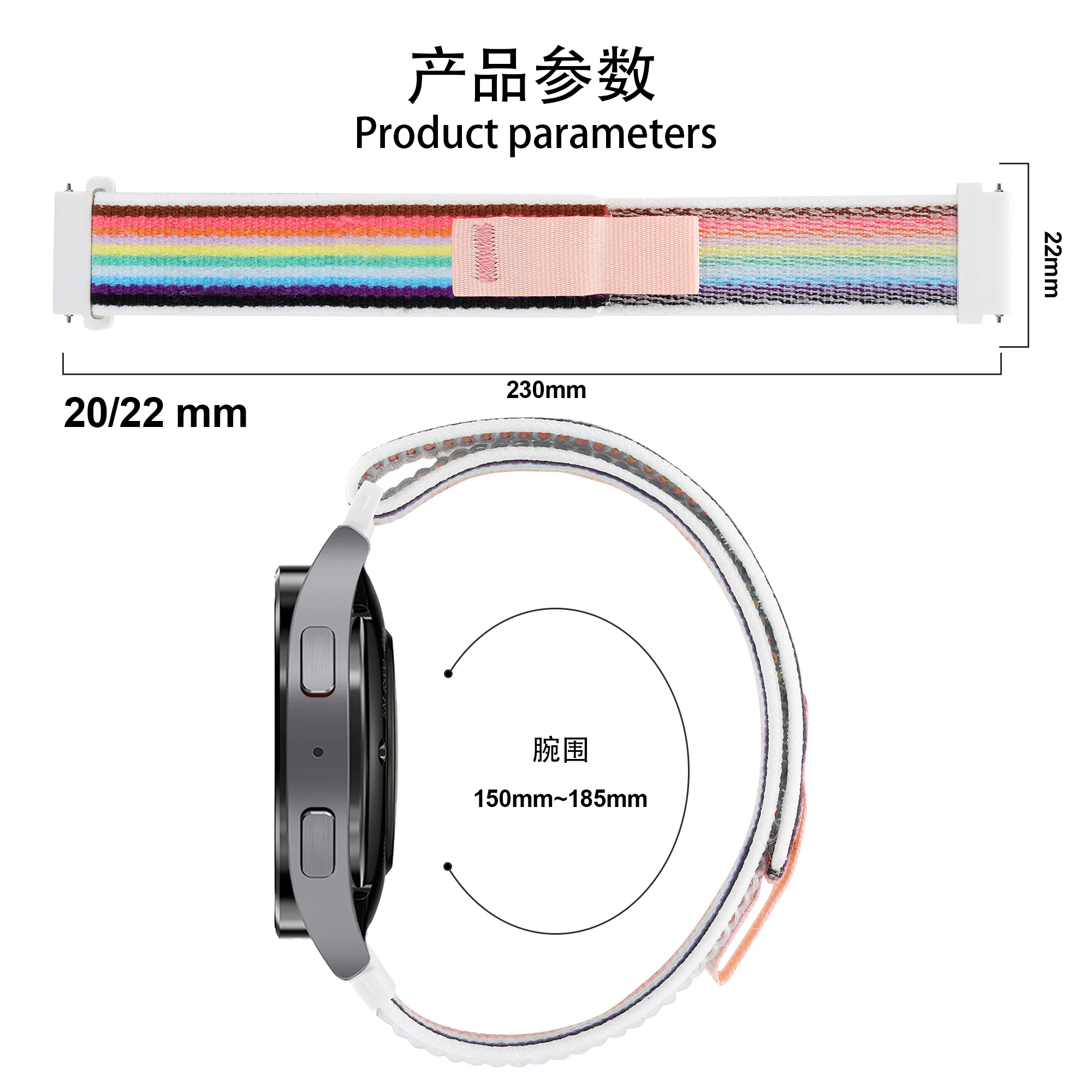 20 22ミリメートル手首ストラップhuawei社腕時計gt 3 2プロ42/46ミリメートルランナーナイロンスマートウォッチバンドhuawei社GT3 GT2 46ミリメートル42ミリメートル時計バンドコレア