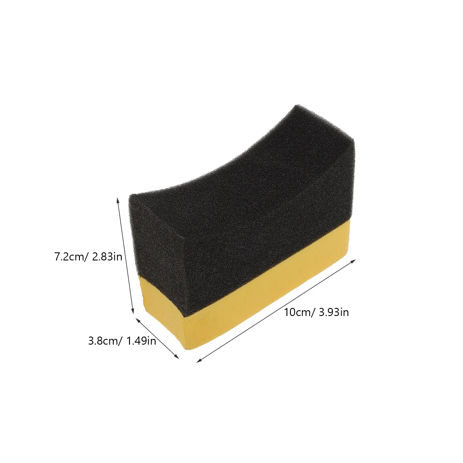 2 Pcs Sponges Car Wax Kit Applicator Brush Pad Stuff Cleaning Pads Polishing Tool view 5