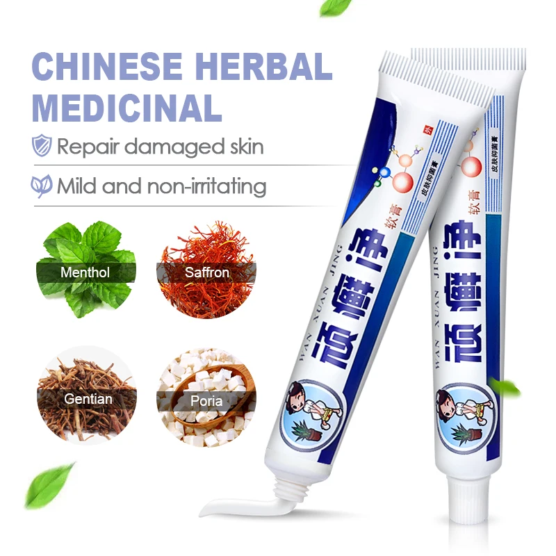 1pcs Skin Psoriasis Cream 100% Original Herbal Plaster Dermatitis Eczematoid Eczema Ointment Treatment Psoriasis Skin Care Cream