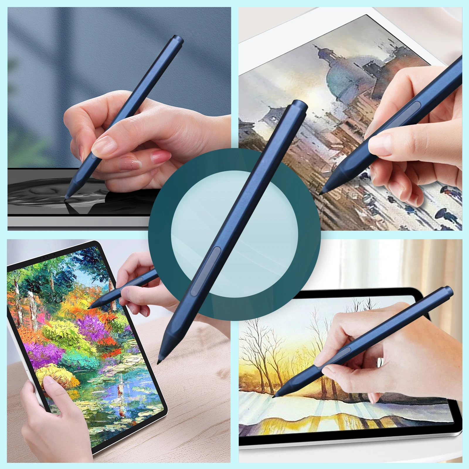 Stylus Pen For Surface Pro 3 4 5 6 7 8 9 10 11 X Surface GO Book Laptop For Surface Series with Palm Rejection Touch Screen Pen