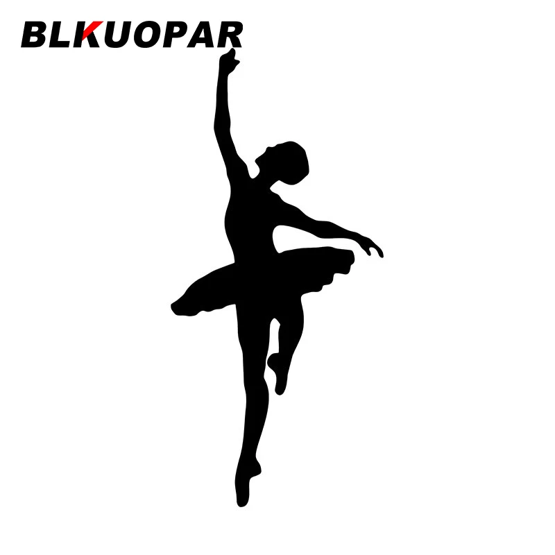 

BLKUOPAR Ballet Ballerina Car Stickers Dance Girl Decals Occlusion Scratch Die Cut Creative Waterproof Helmet JDM DoorProtector