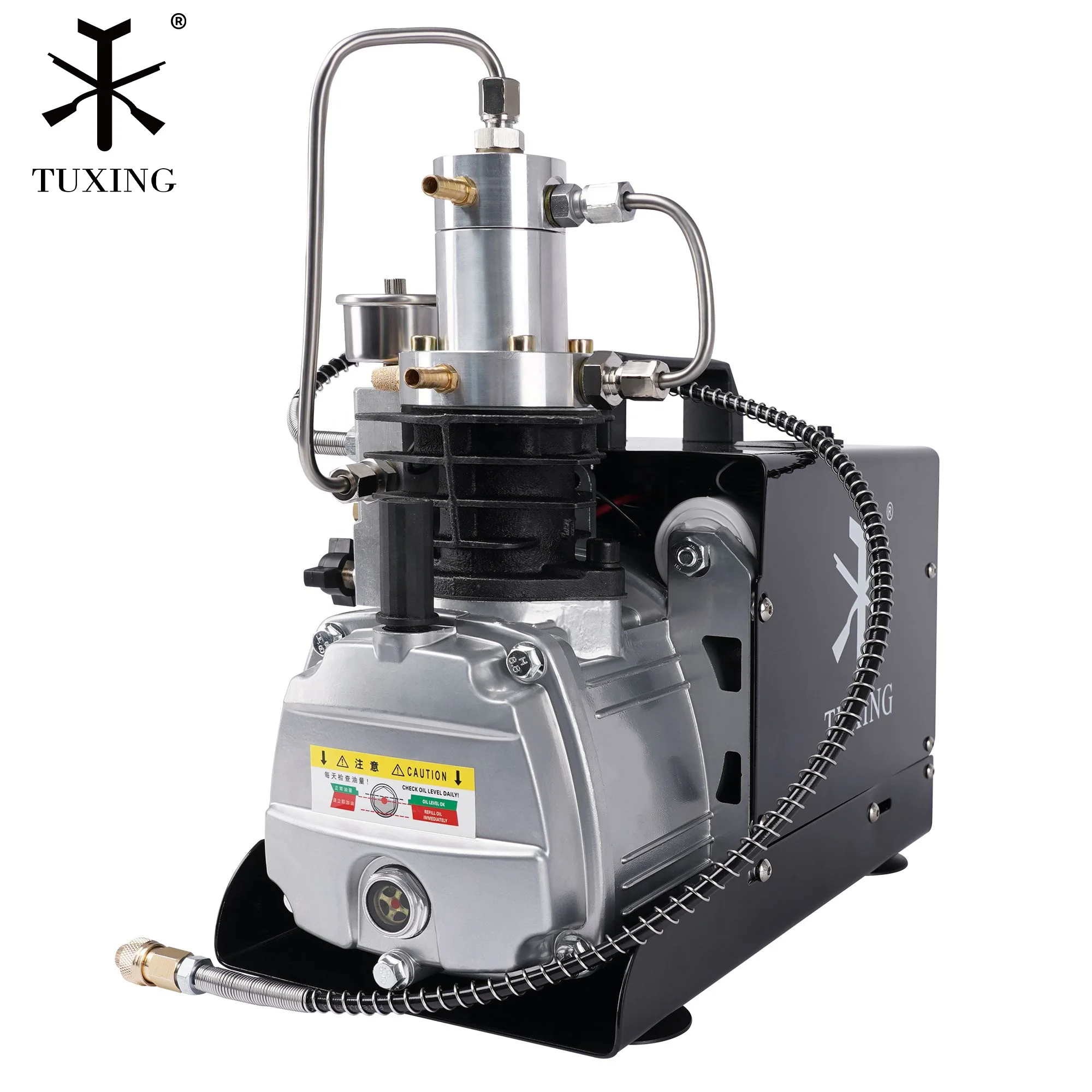 Hot Sale Auto Stop Automatic Purge110V 220V High Pressure 300Bar 30Mpa 4500Psi Convenience   Air Compressor