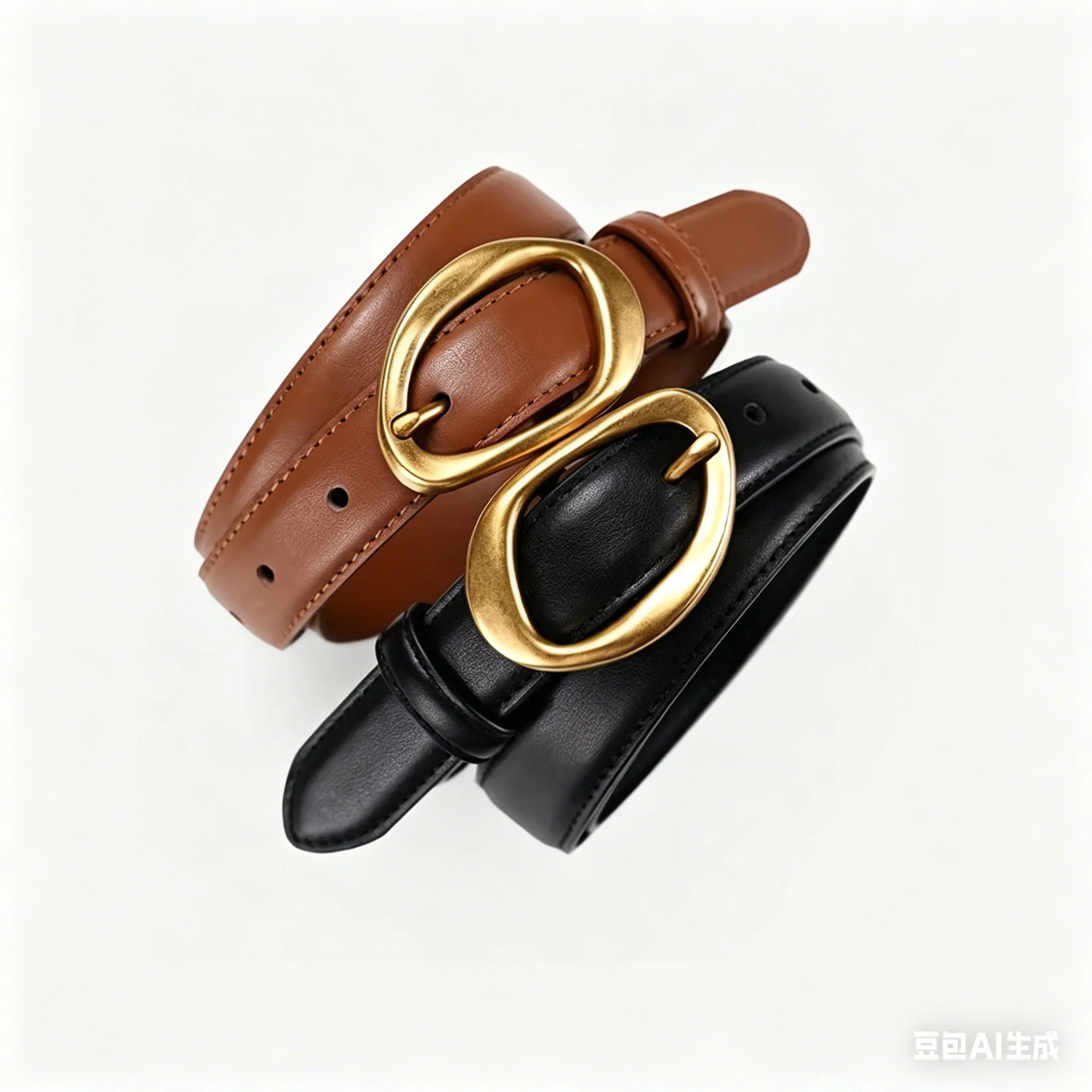 Women Genuine Leather Pin Buckle Belt Fashion All-match Waistband Ladies First Layer Cowhide Belt For Jeans Coat Daily Wear