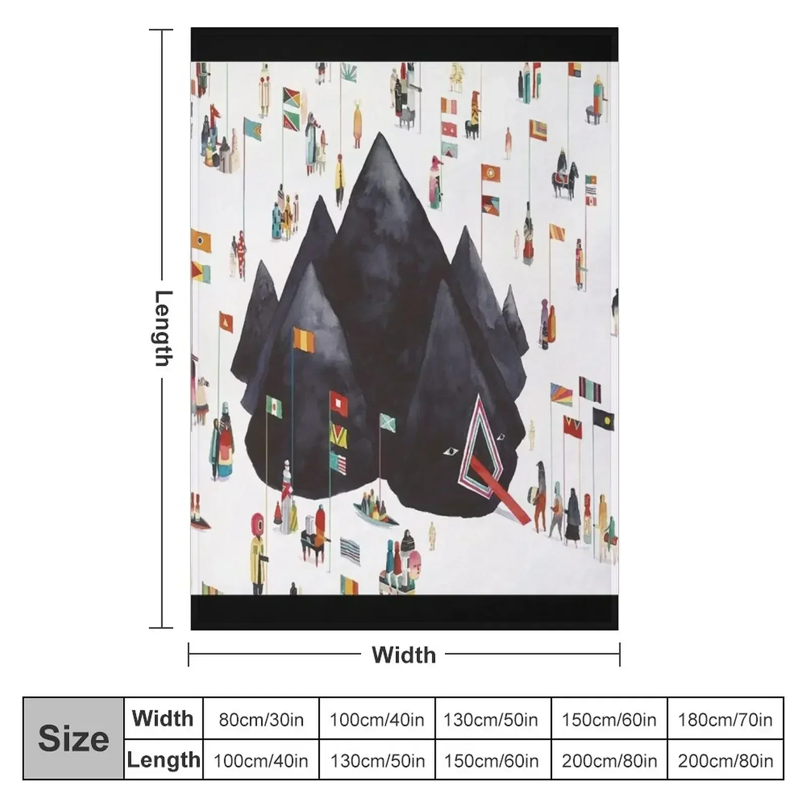 Young the Giant Home Of The Strange Throw Blanket couch cozy soft plush fuzzy picnic outdoor blanket