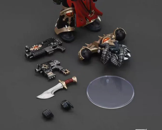 Original JOYTOY Warhammer 40K Chaos Space Marines Black Legion Proportion1/18 Action Figure Model Gift Toy
