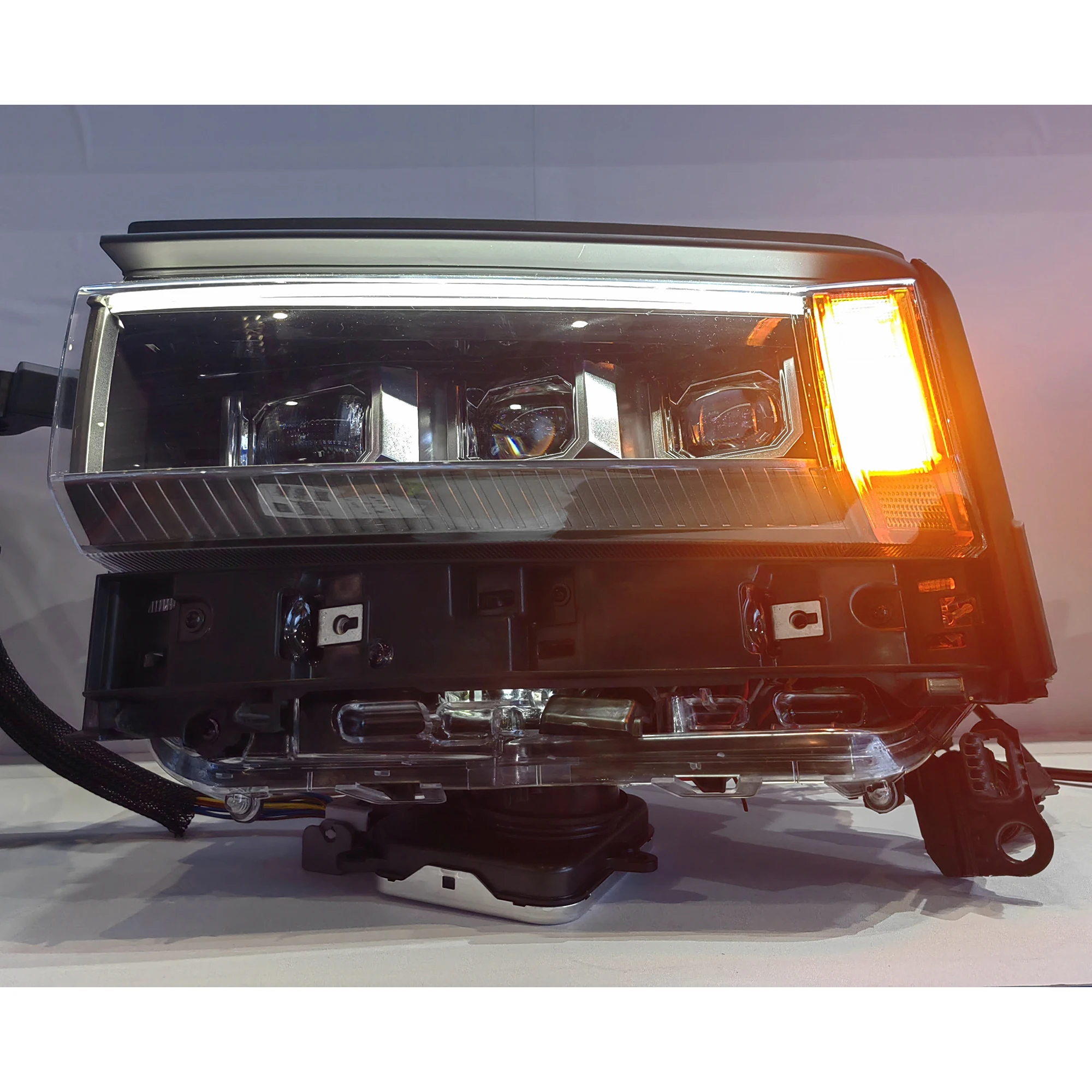 

New Modified LED Head Lamp Spare Headlight for Land Cruiser Prado LC250 2024 Low Equipment Upgrade High Equipment Headlights