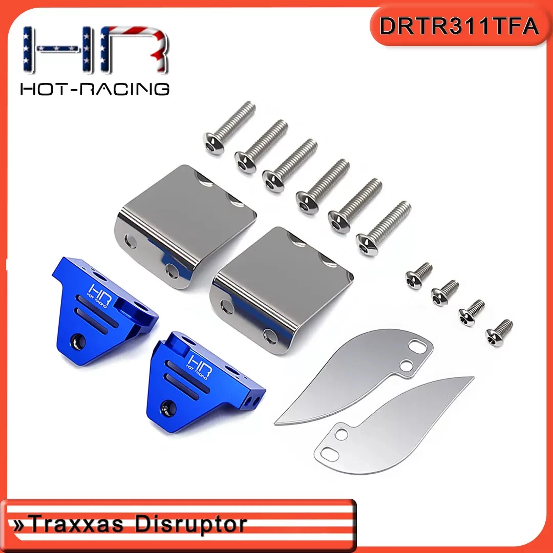 For Traxxas Disrupter RC Boat CNC Aluminum Trim Tab Fin Adjusters 2pcs Blue Anodized Hot Racing