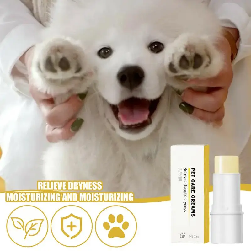 Pet Foot & Nose Balm Helps soothe and protect dry, cracked noses and paws Natural Dog Paw Balm Moisturizing Paw Protector