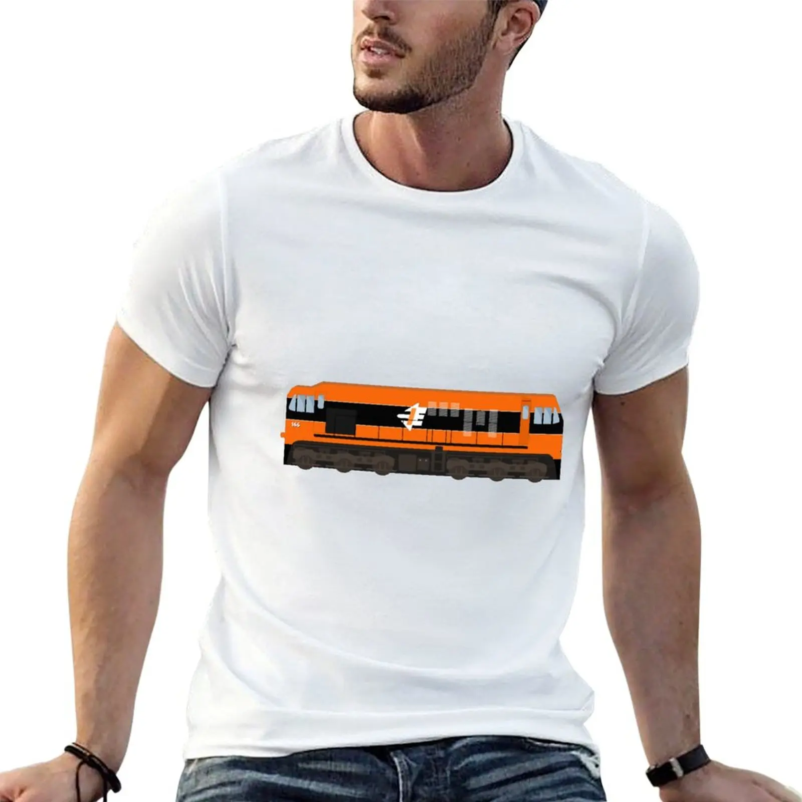 

Irish Rail Retro Train T-Shirt vintage t shirts vintage graphic tee croswit shirt man t shirts for men cotton