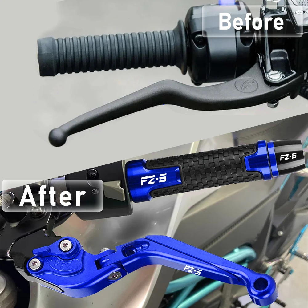 For YAMAHA FZS1000 FZS 1000 FAZER 2001 2002 2003 2004 2005 Motorcycle Adjustable Brake Clutch Levers Handlebar grips Handle Ends