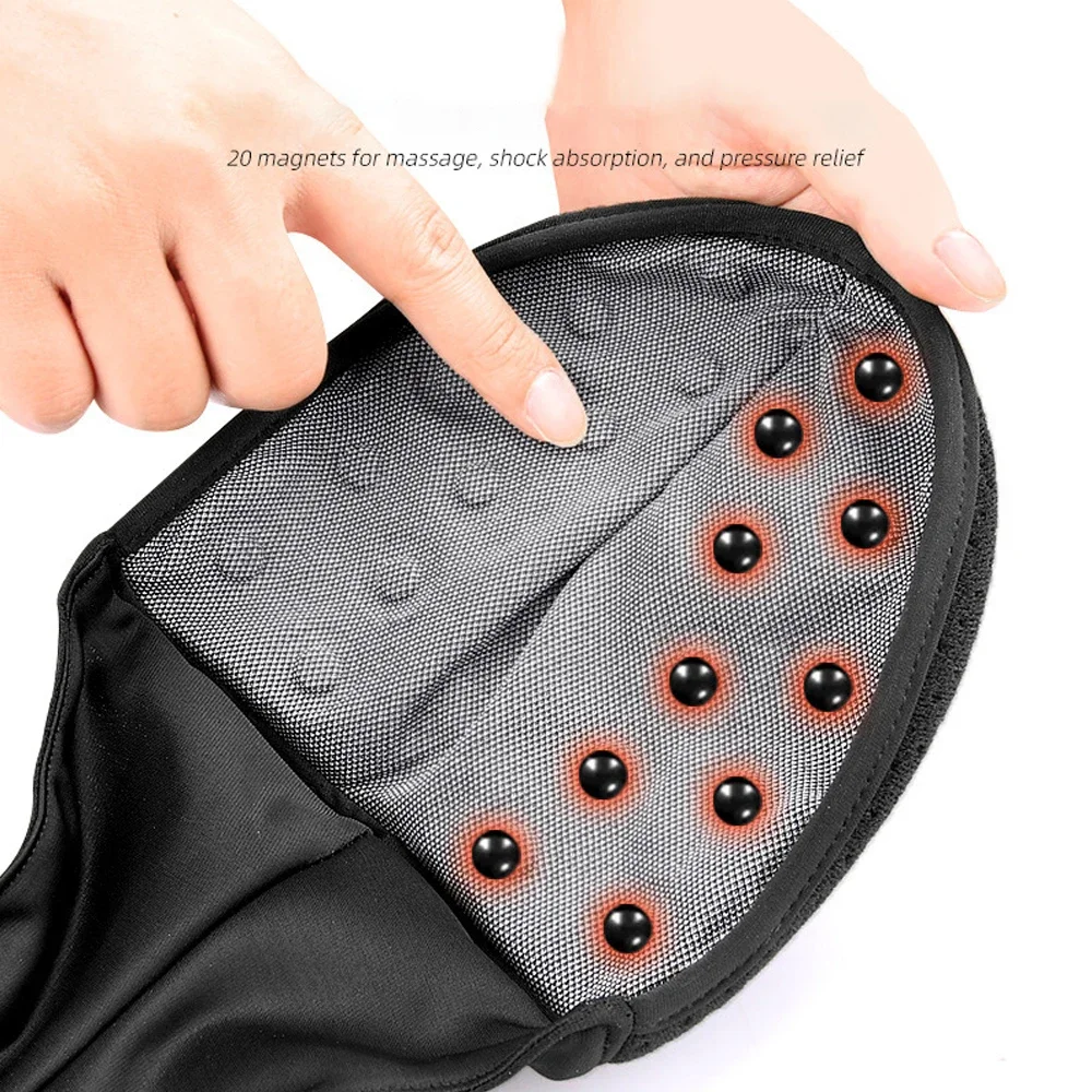 

1 шт. Магнитный терапевтический бандаж для колена с 20 магнитами, регулируемый компрессионный поддерживающий рукав для облегчения боли при артрите, для мужчин и женщин
