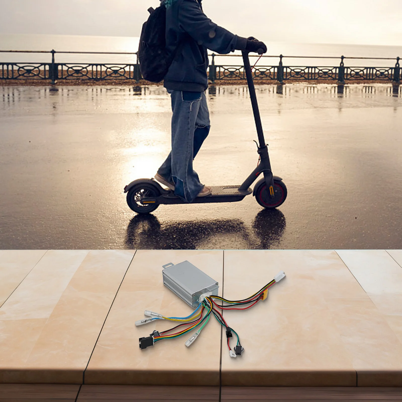 

For Scooter Repair E9T ES9 Scooter Controller Motor Controller Replacement Easy Replacement High Performance Lightweight