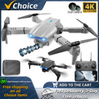 New E99Pro RC Drone 4K Professinal With Wide Angle Dual HD Camera Foldable RC Helicopter 5G WIFI FPV Height Hold Apron Sell