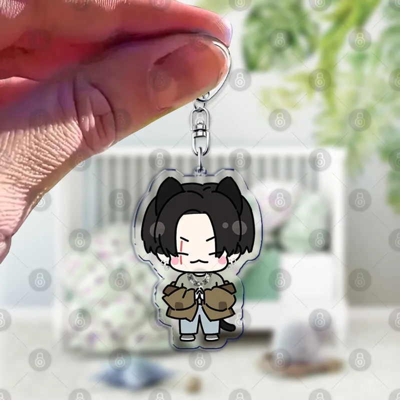 Kpop Cartoon Character Keychains Keyring for Accessories Bag Pendant Key Jewelry Fans Gifts