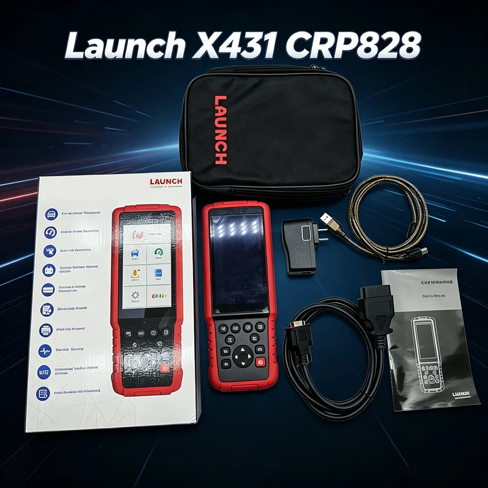 

Launch X431 CRP828 Powerful Scan Tool Supports OBD2 Full System Diagnostic Handheld Reading And Online Updates Without Register
