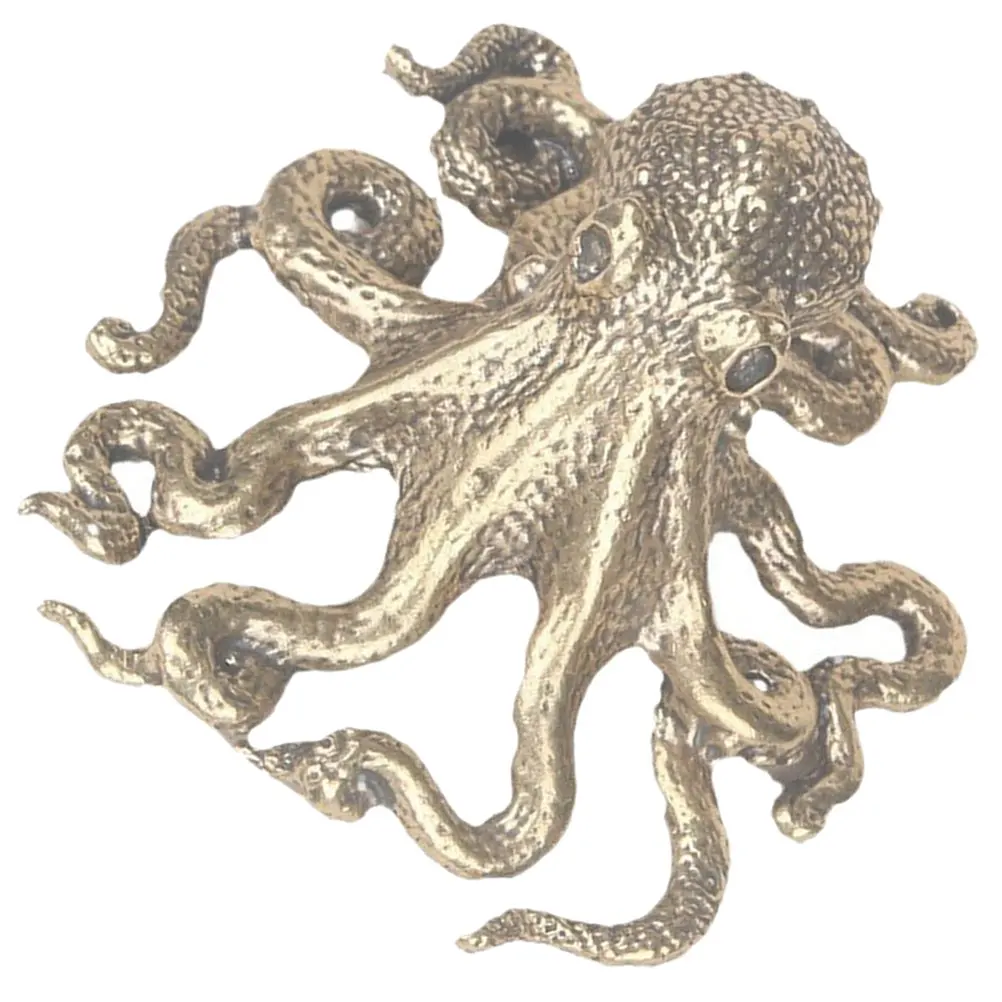 

Ornament Pendant Ornaments Aquarium Octopus Decorations Brass Solid Statue