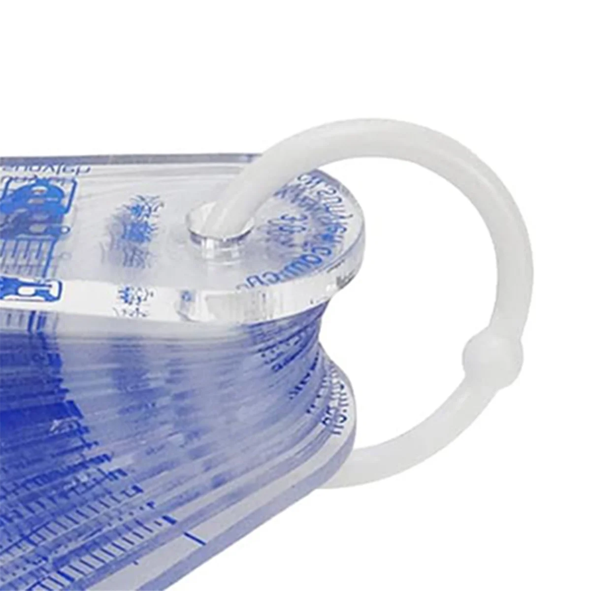 A56XQ Medidor de espesores de plástico Herramienta de medición de huecos métrica de 0,05 mm a 3 mm 21 hojas
