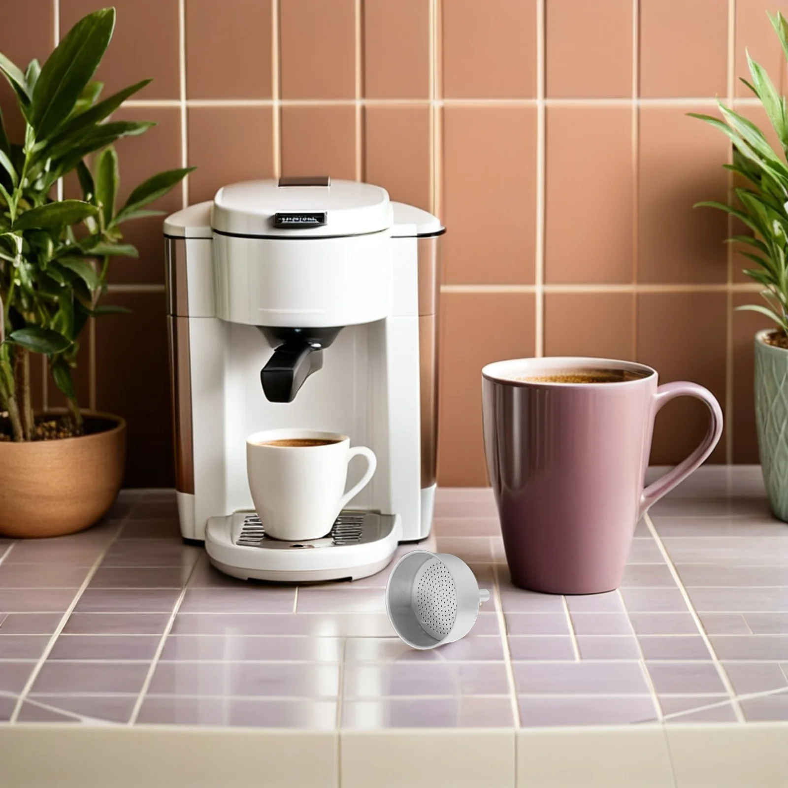 

Funnel Espresso Pot Replacement Parts Aluminum Coffee Machine Dosing Funnel For Home Kitchen Liquid Transfer Ingredient Filling