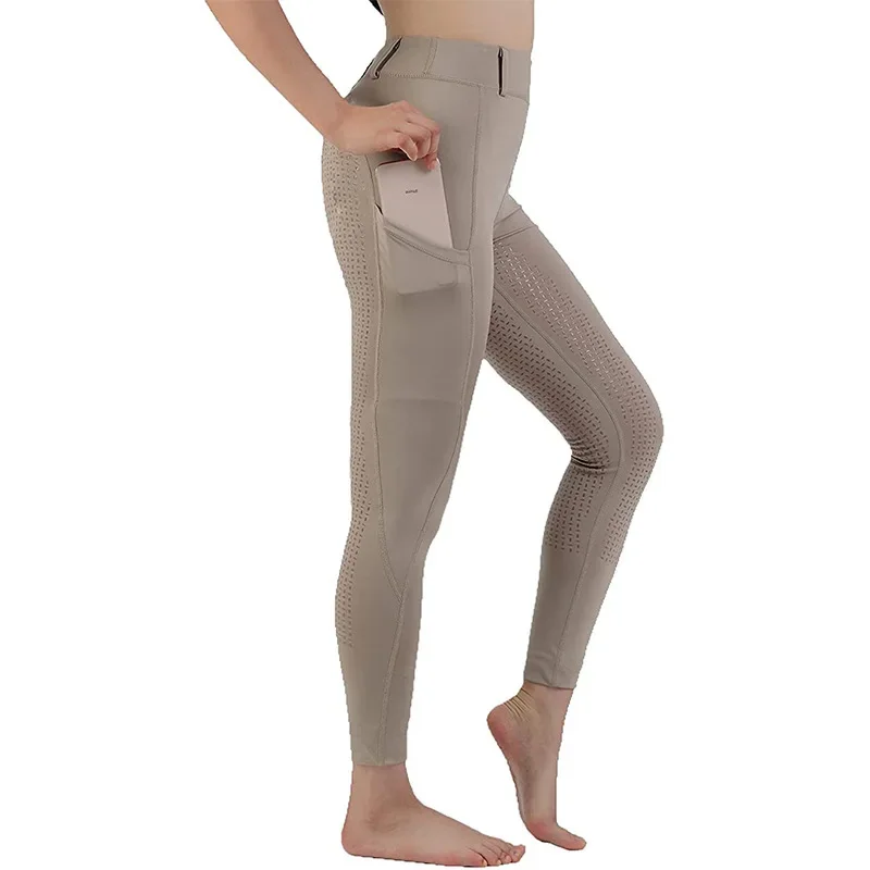 Pantalón de silicona antideslizante de goma epoxi elástica para mujer