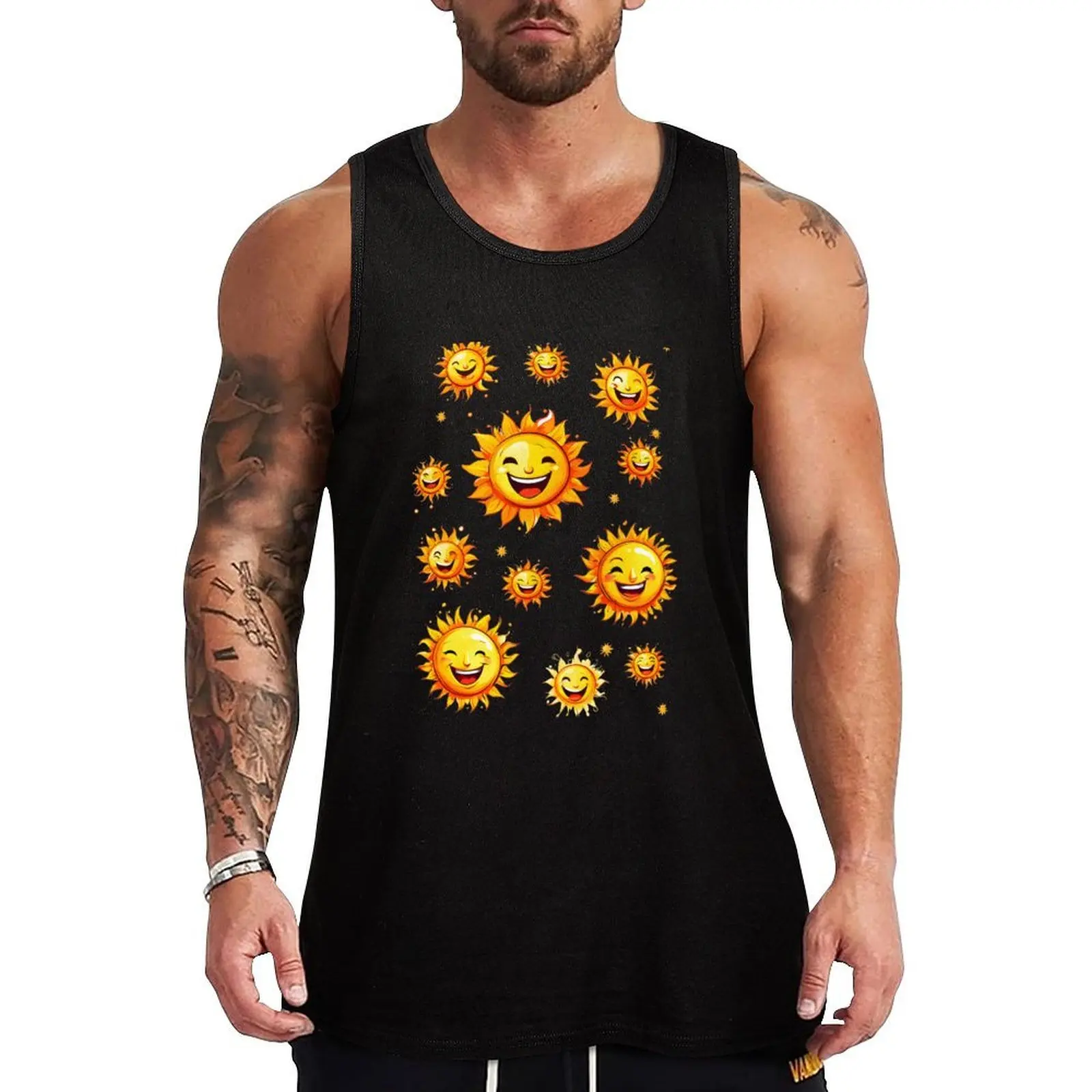 

sunny cocktail, laughing suns, Tank Top new in tops & t-shirt men clothing sports t-shirts for men mens clothing