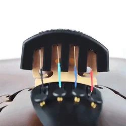 1PC Violin Mute Rubberised Five Pawl Weakness Adjuster Plug and Play Weakness Effects Playing Performance Violin Parts