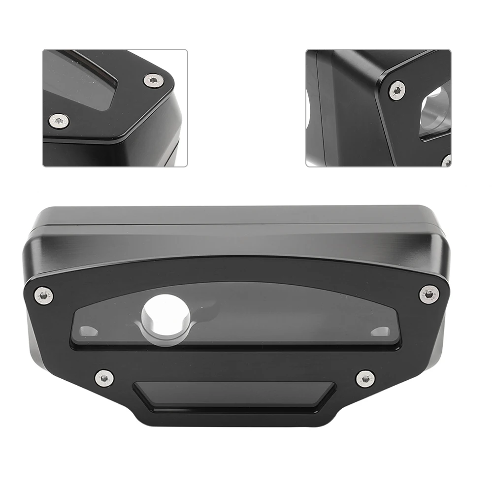 Aluminum Motorbike Tacho Gauge Meter Housing Cover Black For SUZUKI Boulevard M109R VZR1800