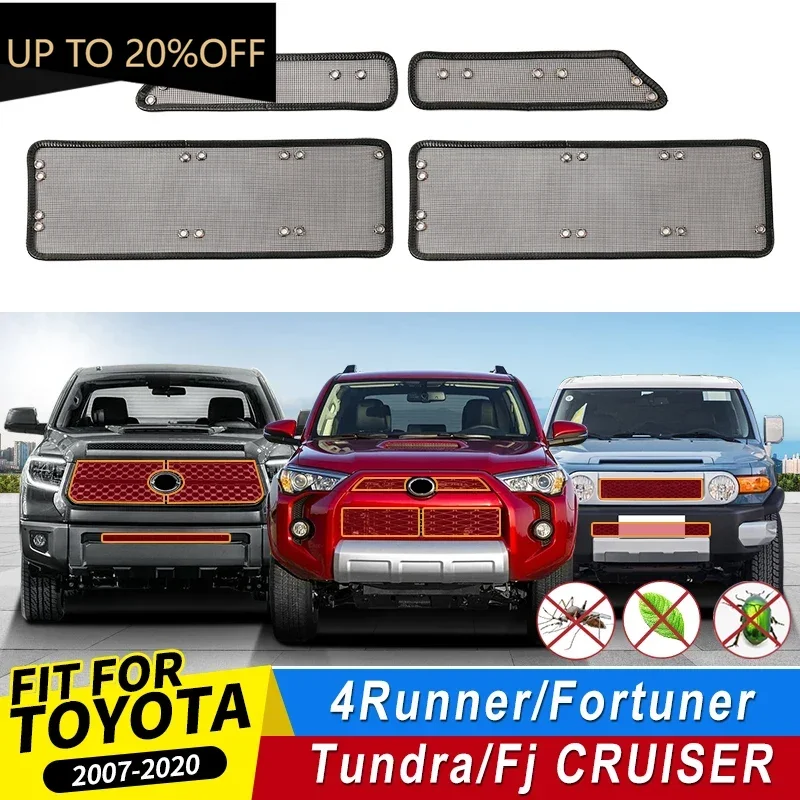 

2007-2022 для Toyota 4runner Tundra FJ Cruiser Fortuner, решетка для предотвращения насекомых, аксессуары для модификации TRD Off Road Pro Sport
