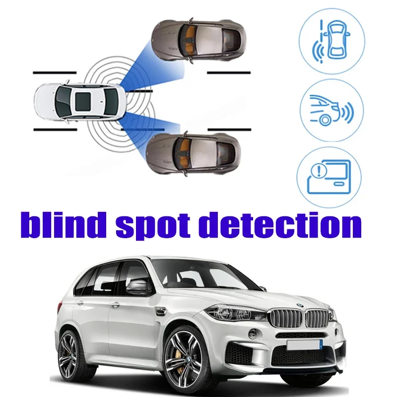 For BMW X5 F15 2013~2018 Car BSD BSA BSM Blind Area Spot Warning Safety Drive Alert Mirror Rear Radar Detection System