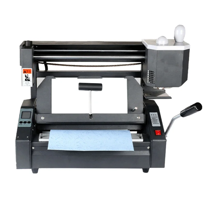 Upgrade A4 Clue Binding Machine Wireless Manual Desktop Small Binder Office Graphic Hot Melt Glue Grain Binding Electric Binding