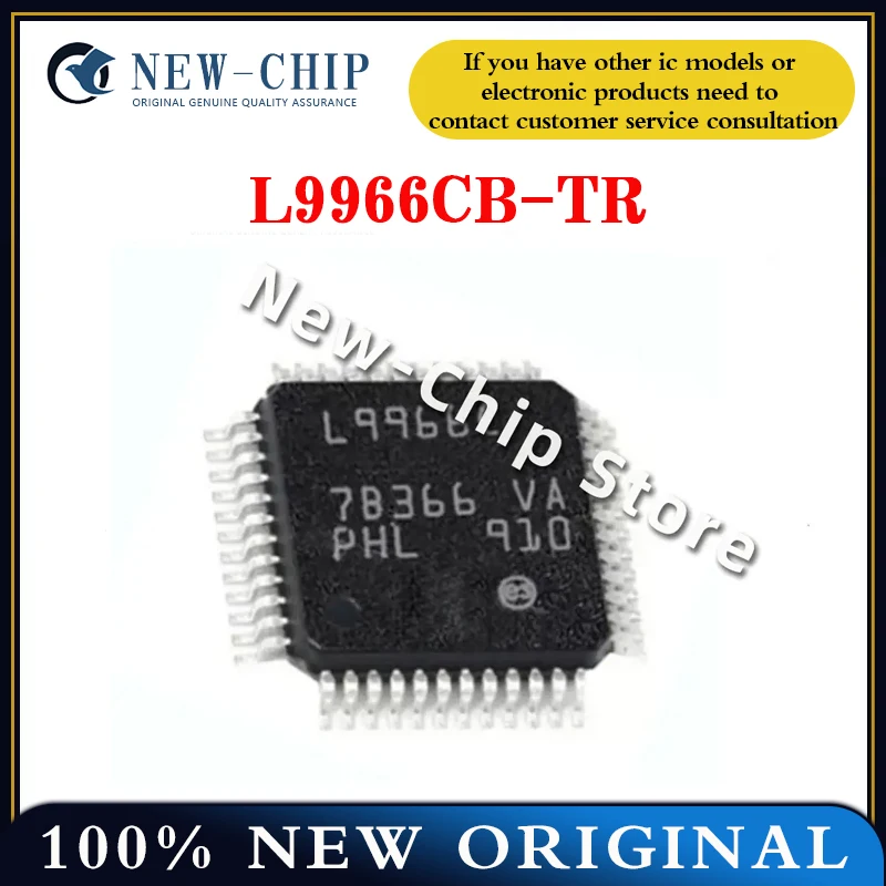 2PCS-50PCS/LOT L9966CB-TR L9966C QFP48 New original