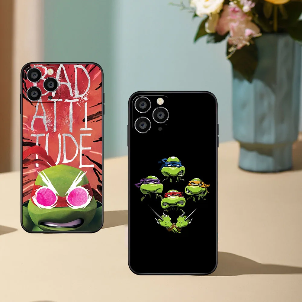 TV-51 Mutants Ninjas Turtles Soft Case For iPhone 5S SE 6 6S 7 8 11 X XS XR Plus Pro Max image 5