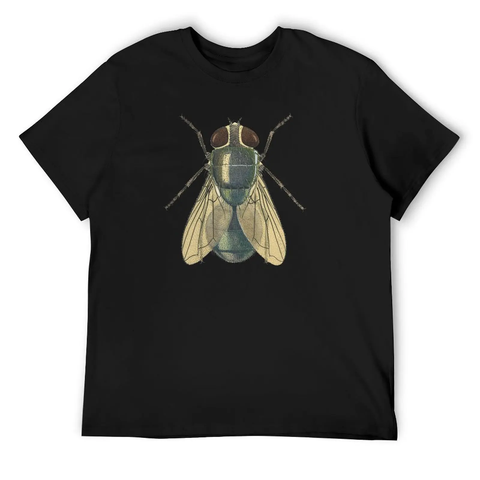 Sheep Wool Blowflies, Hairy maggot fly (Chrysomya rufifacies) Adult T-Shirt anime stuff tees Men's t shirts