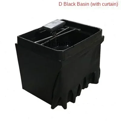 Head Therapy Basin Mobile Shampoo Basin Shelf Head Therapy Fumigation Cover with Facial Bed