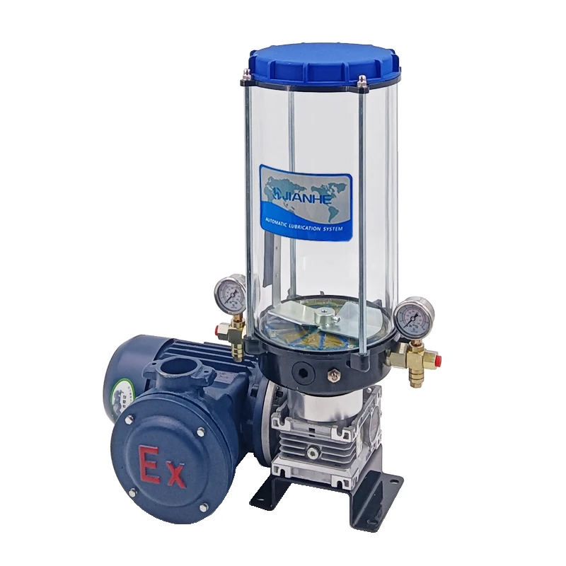 JINAHE Custom Auto Lubrication Progressive Single-Line Systems Professionelle elektrische Kolbenpumpenstruktur