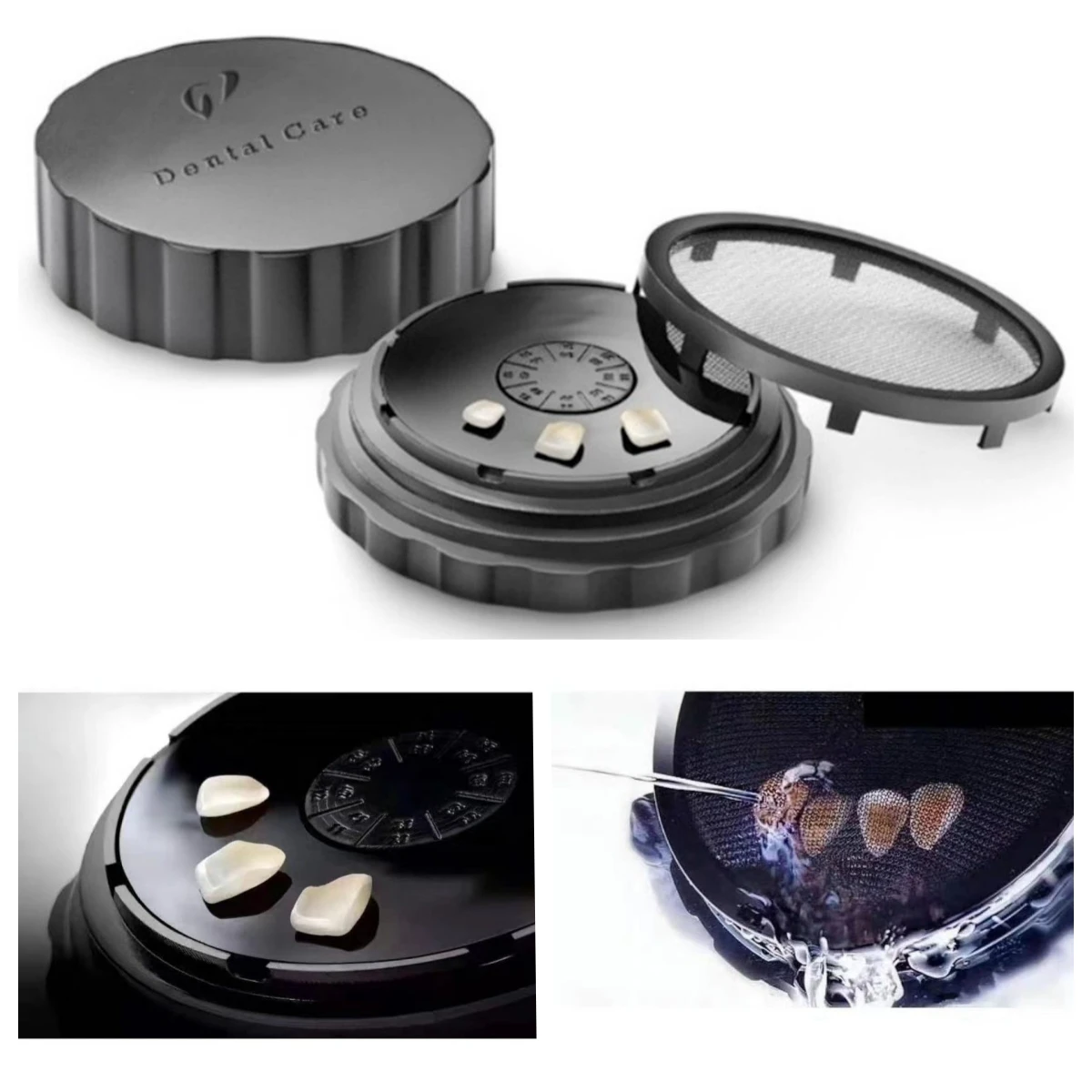 

NIGF стоматологический шпон, коробка для ополаскивания, фарфоровые виниры, стерилизующий футляр для хранения заподлицо, стоматологические лабораторные аксессуары