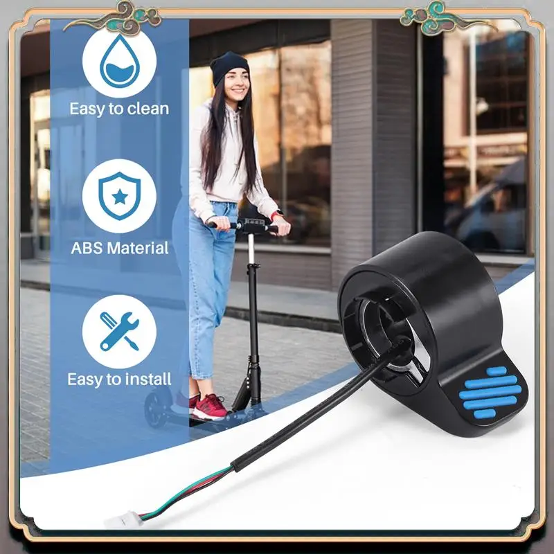 

Reliable-Thumb Throttle Accelerator For Es1 Electric Scooter,Finger Throttle Foldable Replacement For Ninebot Es1/Es2/Es3/Es4 Ki