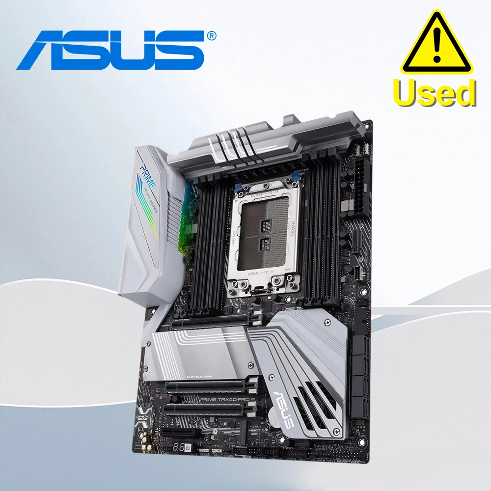 

ASUS Prime TRX40-Pro S AMD sTRX4 3rd Gen Ryzen Threadripper ATX, материнская плата с 16 этапами мощности DDR4, синхронизация Aura RGB