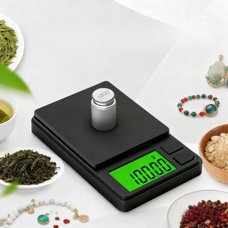 High-precision Jewelry Gold Diamond Ring Electronic Scale Household Small Scale Mini Tea Scale Kitchen Scale