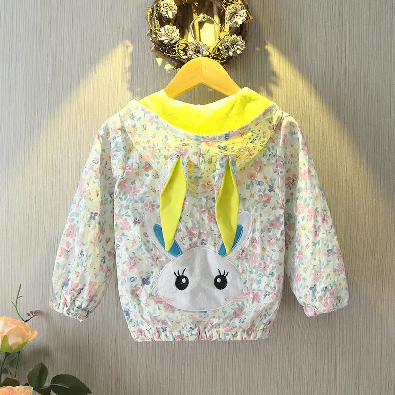 1-7 Years Girl\'s Jacket Spring and Autumn Children\'s Short Coat Fashion New Kids Casual Sportswear Baby Trendy Top