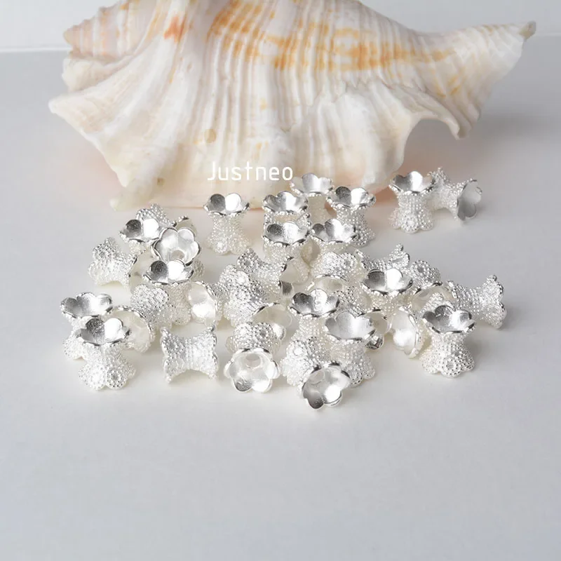 solid 925 sterling silver beads,spacer charm bead with 1.7mm hole jewelry diy components accessories