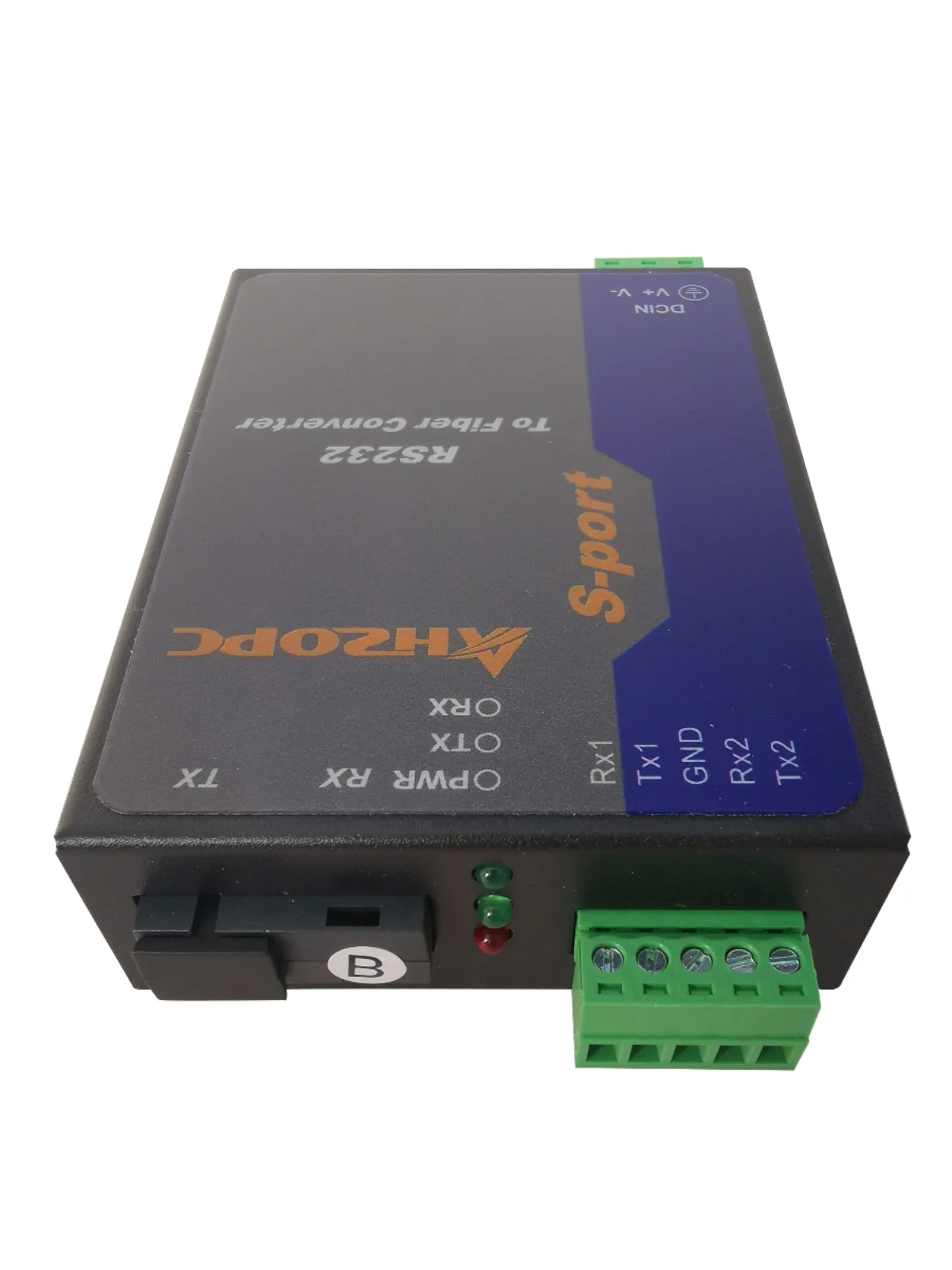 

Промышленный 2-канальный оптический трансивер RS232 to Fiber 232 Modbus Оптоволоконный трансивер 2-канальный RS232 Optical Cat