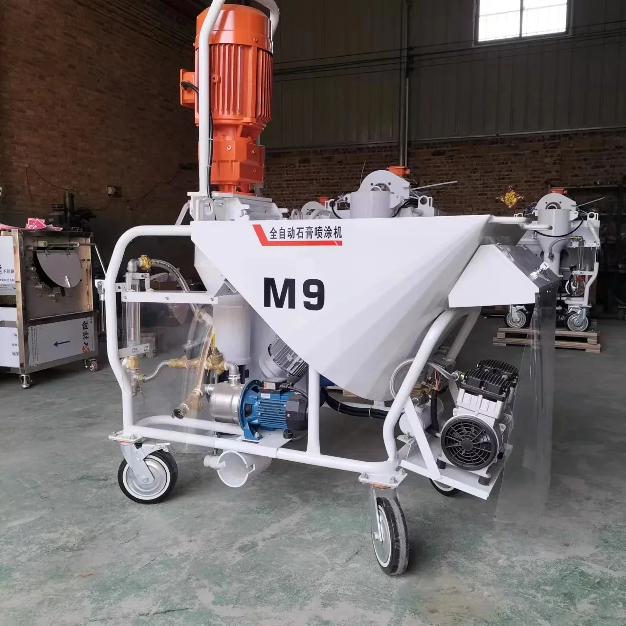 M9 Wall Putty Lime Spray Plaster And Gypsum Sand Cement Spraying Machine