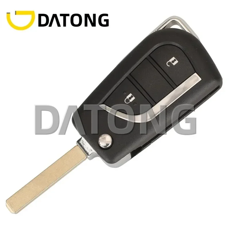 CHANKey VA2 Flip Remote Car Key Fob 433MHz H-8A For Toyota Aygo Corolla Auris /G Chip Fit Verso Avensis S000048000 A03TAA