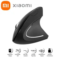 Xiaomi Wireless Bluetooth Vertical Mouse Personalised Side Grip Ergonomic Rechargeable 2.4G Mute Gaming Mouse For PC Computer