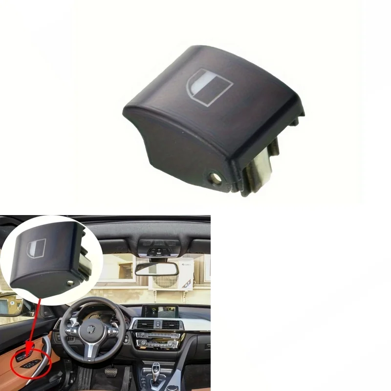 

1PCS Car Window Adjustment Switch Button Cover Replacement For BMW 3 Series E46 Auto Interior Switches Control 61318381514