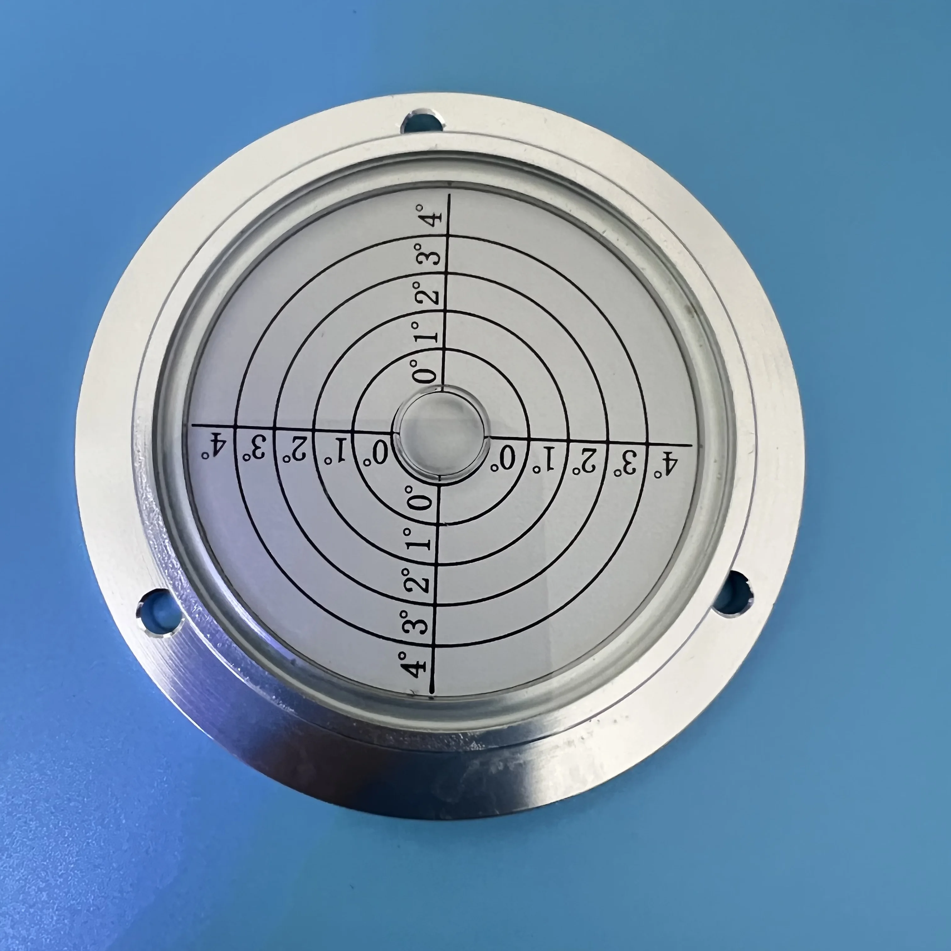 METAL Colorful Spirit Level Bubble Vial Liquid Bubble Small Level Metal Spirit Bubble Level with Flange