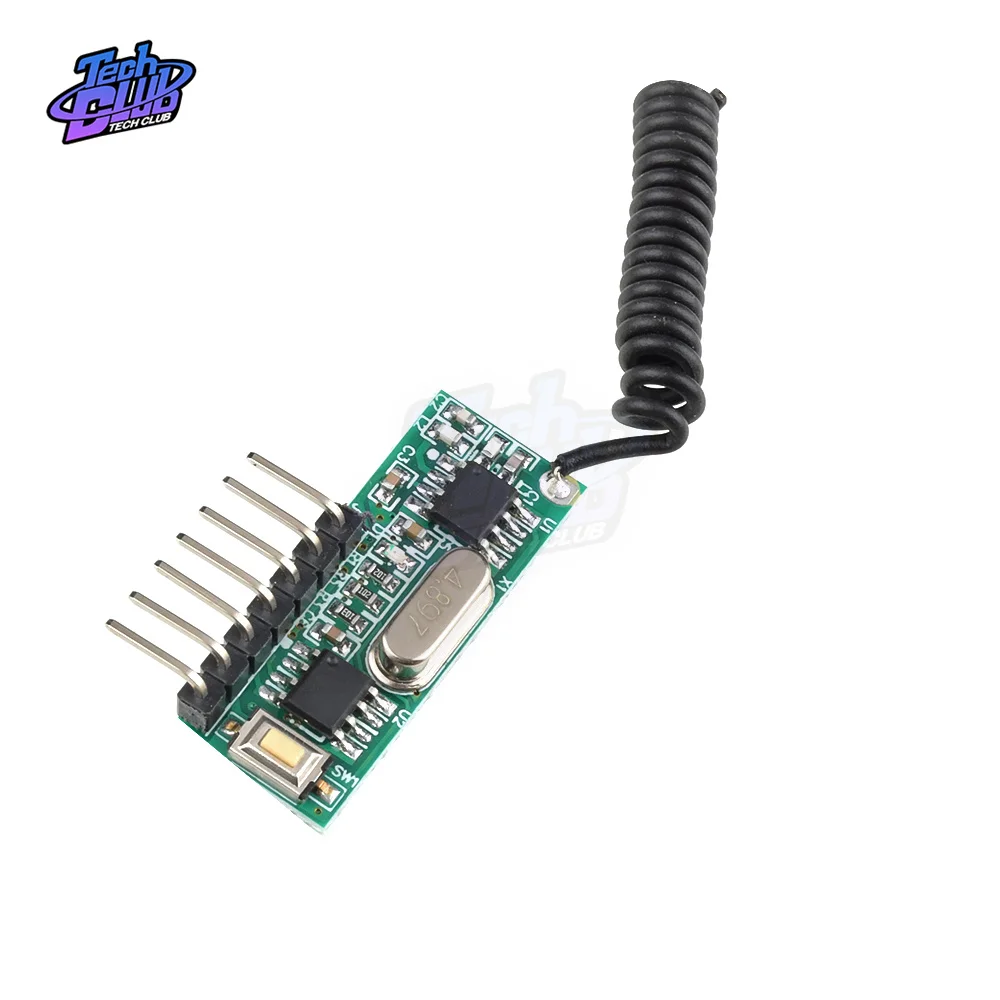 DC3.3-5V Wireless Remote Control Learning 4-Channel Decoding And Receiving Module 315mhz For Electrical Tools