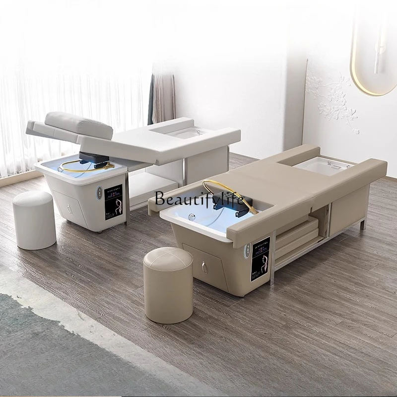 

04*High-end electric beauty salon special shampoo massage massage head treatment bed