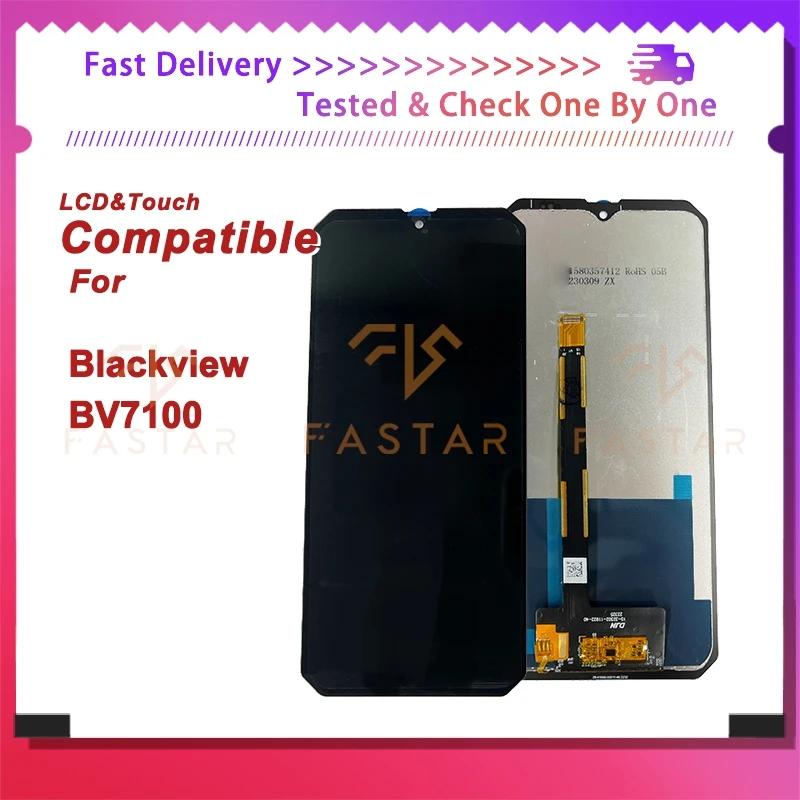

BV7100 6.58"Tested For Blackview BV7100 LCD Display Touch Digitizer Assembly Replacement Parts Phone Screen BV7100 lcd