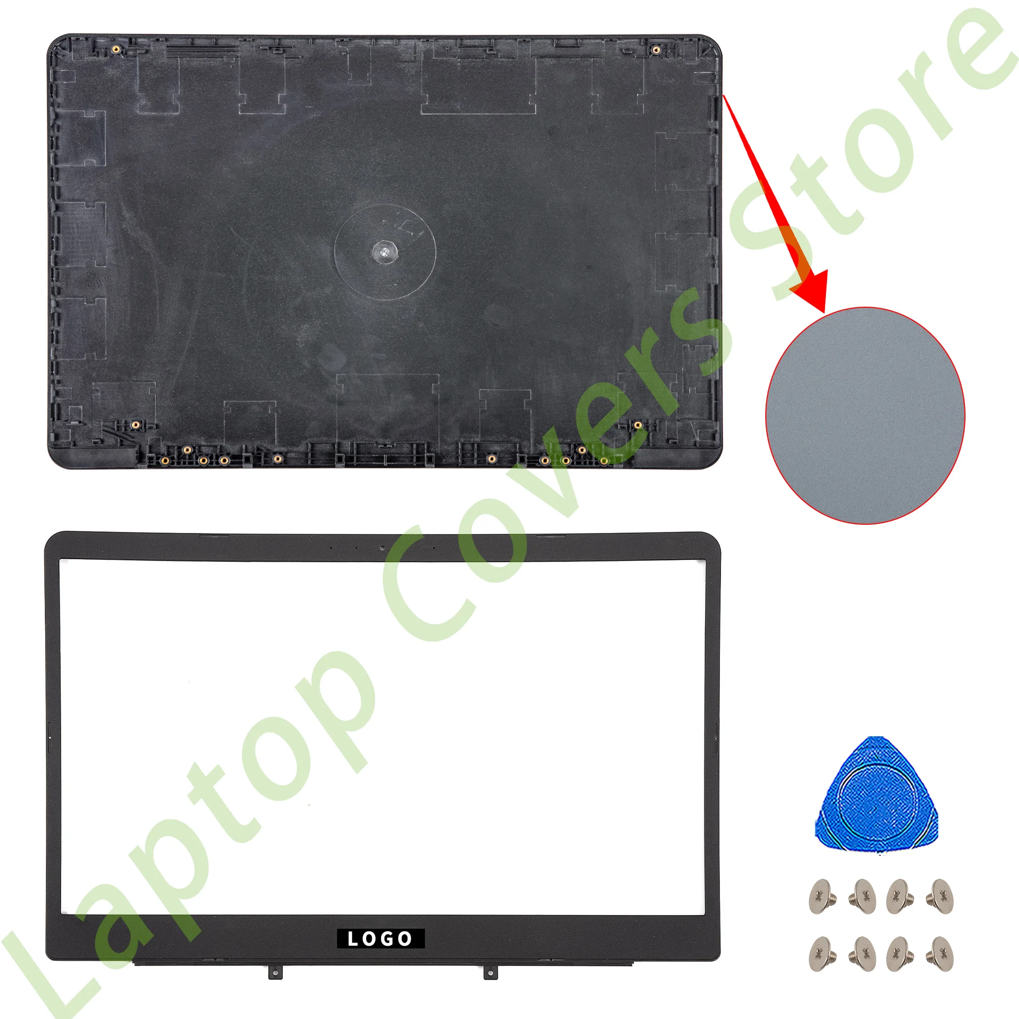 New Covers For A411U X411U LCD Back Cover Lid Rear Top Front Bezel Hinges Hingcover Gray&blue Gold Replacement 14inch